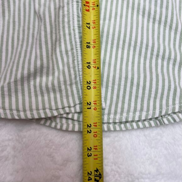 Abercrombie & Fitch Women's Striped Button-Down Shirt Size XS Moose Preppy - Picture 4 of 9